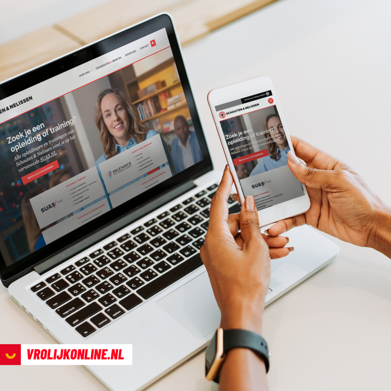 preview van nieuwe website schouten en nelissen