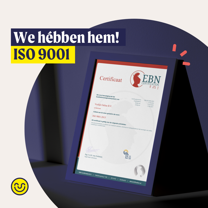 ISO9001 Certificering
